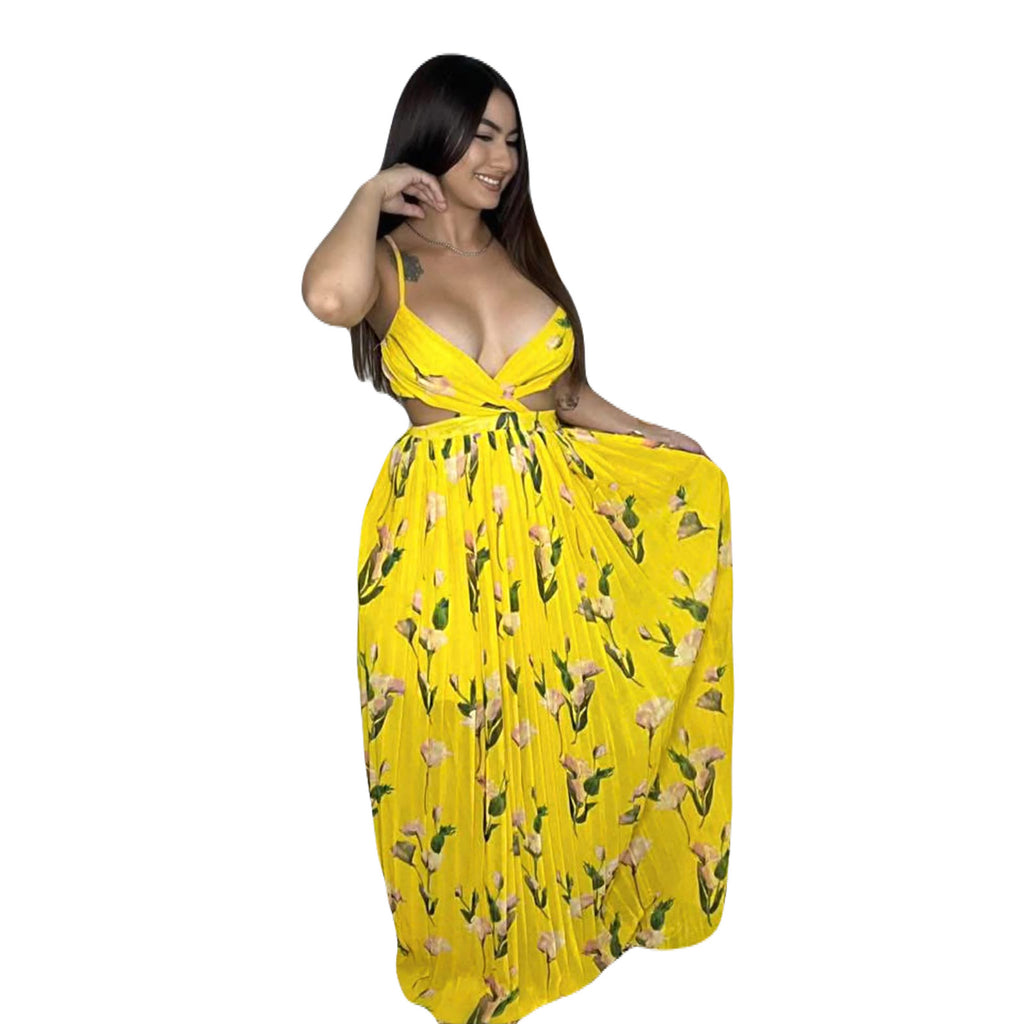 Tulip Glow Maxi Dress